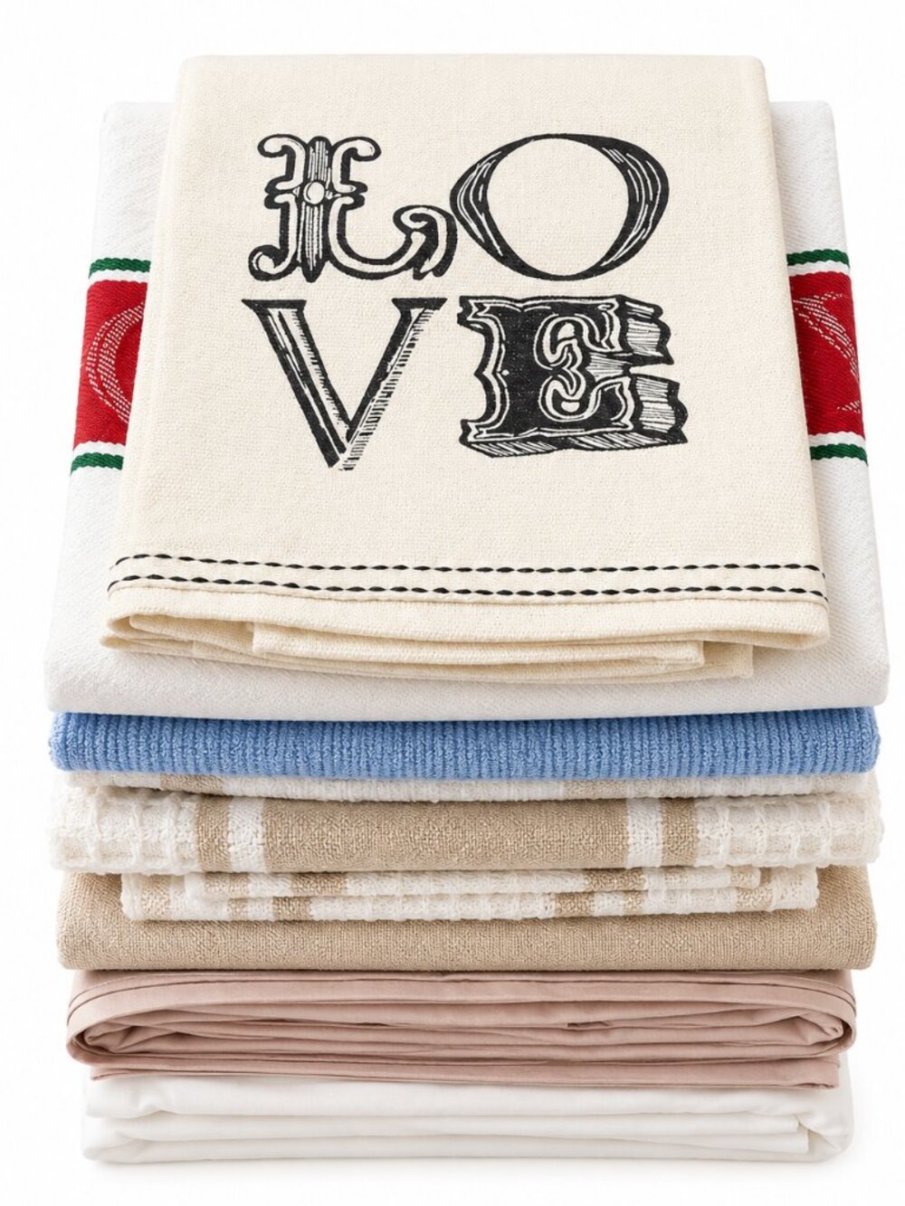 💋 Sweet Bunch of 10 Pretty Towels & Pillowcases |  Good Cond. | Sold as Lot
